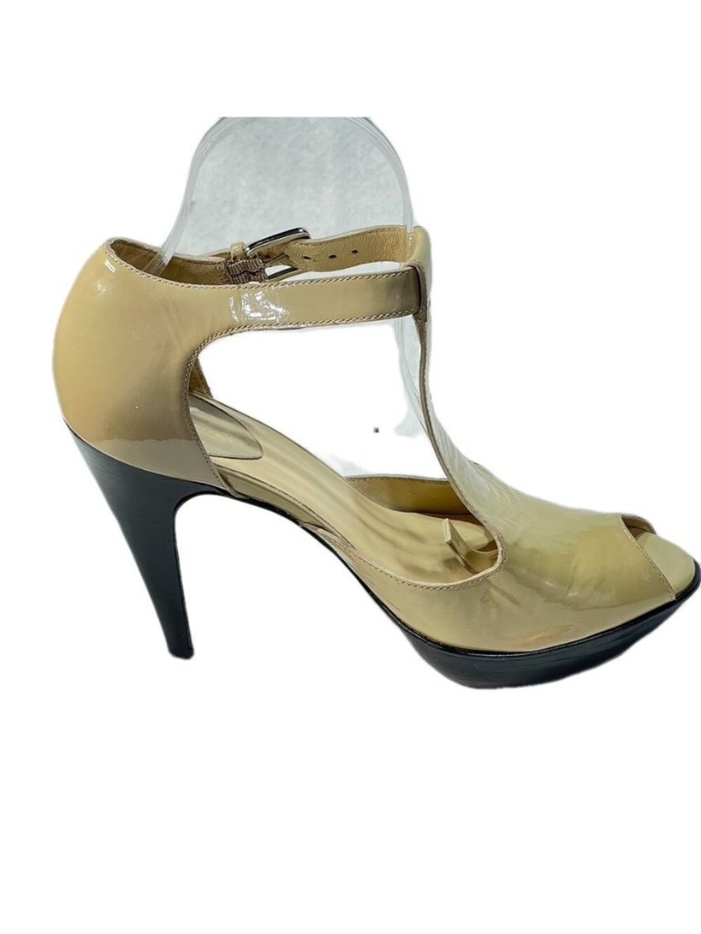 COLE HAAN Shoes Beige Size 9B Patent Leather Heels - Picture 6 of 11